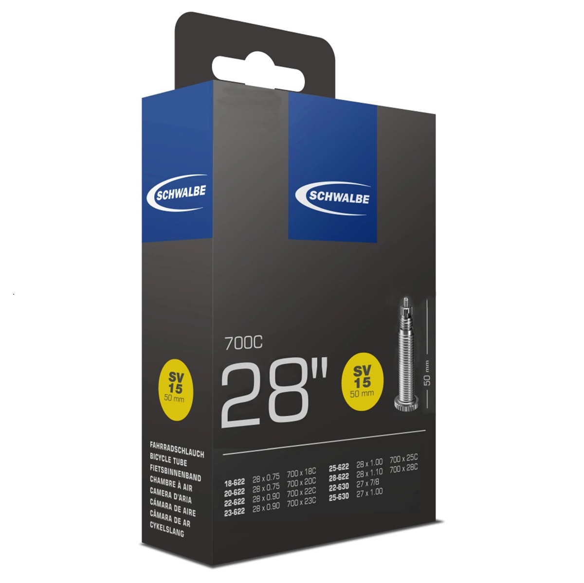 SCHWALBE Duša 700x18/28C FV 50mm