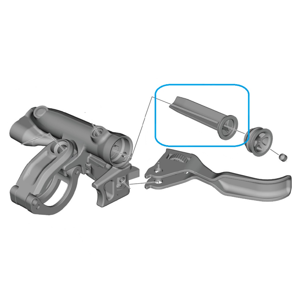 SHIMANO Membrána BL-M9220/BL-M8200
